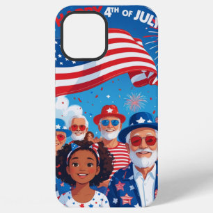 Amerikanische Flamme iPhone 12 Pro Max Hülle