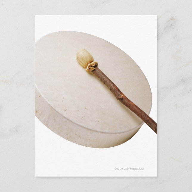 Amerikanische Frame Drum Postkarte (Vorderseite)