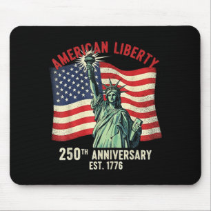 Amerikanische Freiheit 250. Jubiläum est 1776 Stat Mousepad