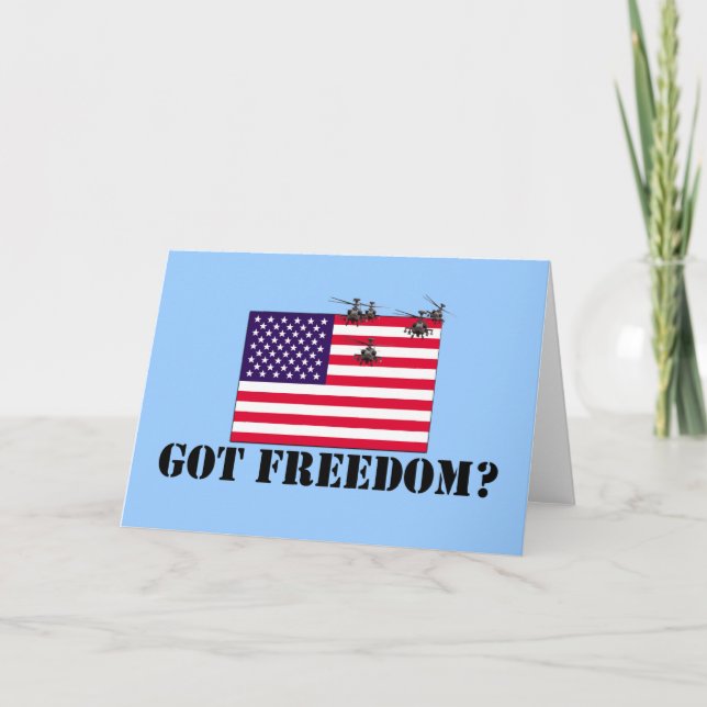 Amerikanische Freiheit Karte (Vorderseite)