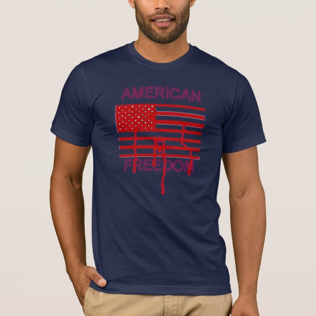 AMERIKANISCHE FREIHEIT T-Shirt (Vorderseite)