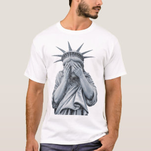 Amerikanische Freiheitsstatue schreien Funny Meme  T-Shirt