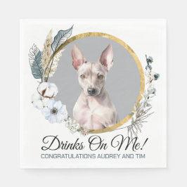 Amerikanische Frischfresser Hochzeit Napkins mit H Serviette