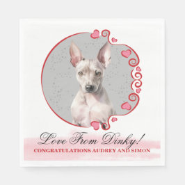 Amerikanische Frischfresser Hochzeit Napkins mit H Serviette