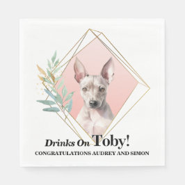 Amerikanische Frischfresser Hochzeit Napkins mit H Serviette