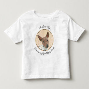 Amerikanische Friseurmalerei - Hundekunst Kleinkind T-shirt