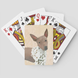 Amerikanische Friseurmalerei - Hundekunst Spielkarten