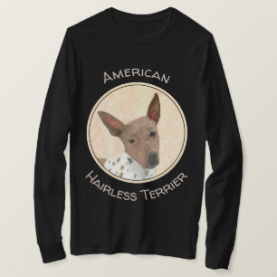 Amerikanische Friseurmalerei - Hundekunst T-Shirt