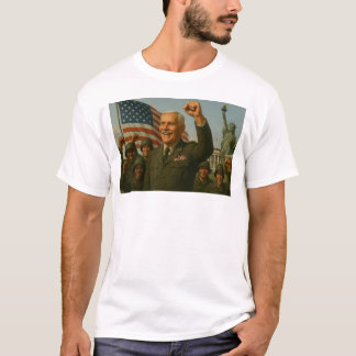 Amerikanische Führungskräfte mit Stolz T-Shirt