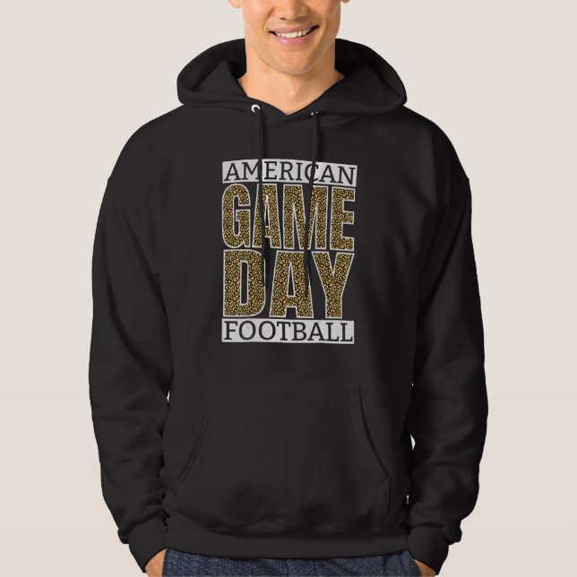 AMERIKANISCHE FUSSBALLFANS GAME DAY VIBES CLASSY L HOODIE (Vorderseite)