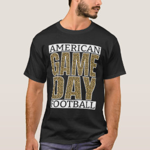 AMERIKANISCHE FUSSBALLFANS GAME DAY VIBES CLASSY L T-Shirt