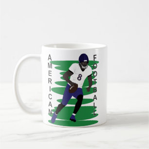 Amerikanische Fußballspielerin im Einsatz Kaffeetasse