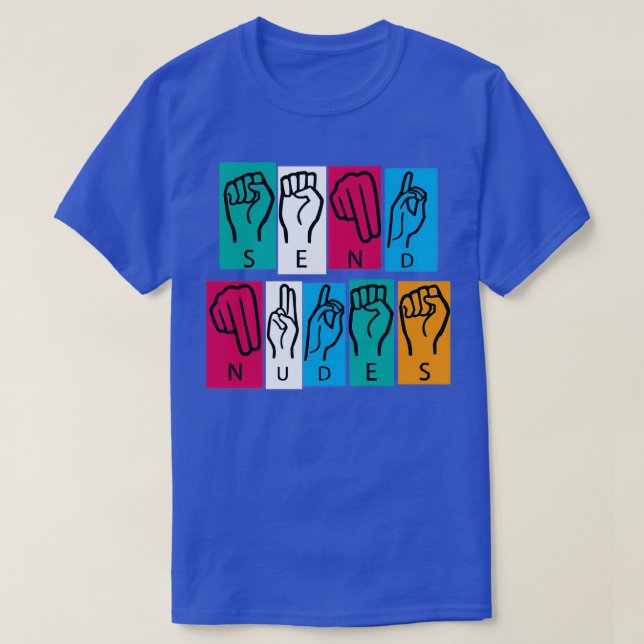 Amerikanische Gebärdensprache 4 T-Shirt (Design vorne)
