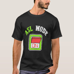 Amerikanische Gebärdensprache Asl Ich bin gehörlos T-Shirt