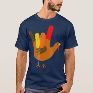 Amerikanische Gebärdensprache Ich liebe dich Ernte T-Shirt