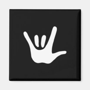 Amerikanische Gebärdensprache Liebe Asl Gehörlosen Magnet