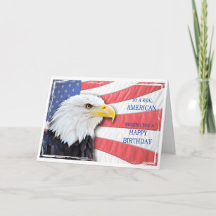 Amerikanische Geburtstagskarte Karte