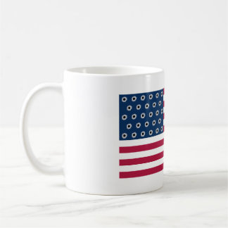 Amerikanische Gewehrkugeln Flagge Kaffeetasse