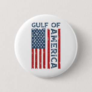 Amerikanische Golfregion - Golf von Amerika Funny  Button