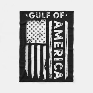 Amerikanische Golfregion - Golf von Amerika Vintag Fleecedecke