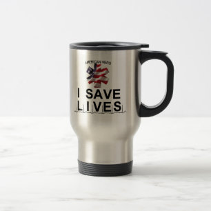 Amerikanische Held-Reise-Tasse Reisebecher