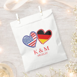 Amerikanische Hochzeit Geschenktütchen