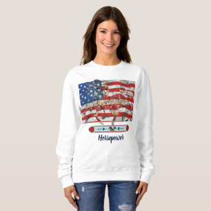 Amerikanische Horsekunde Sweatshirt