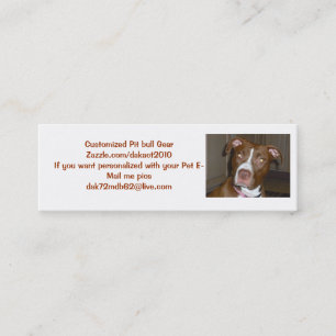 Amerikanische Ikone APBT LIEBE Mini Visitenkarte