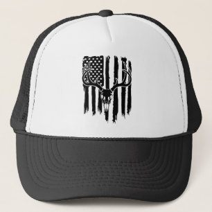 Amerikanische Jagd-Flagge Truckerkappe