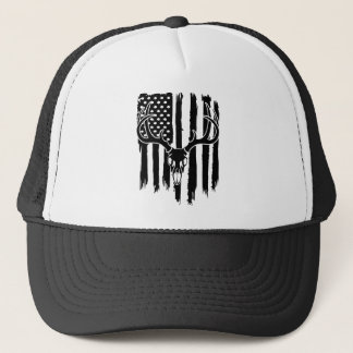 Amerikanische Jagd-Flagge Truckerkappe