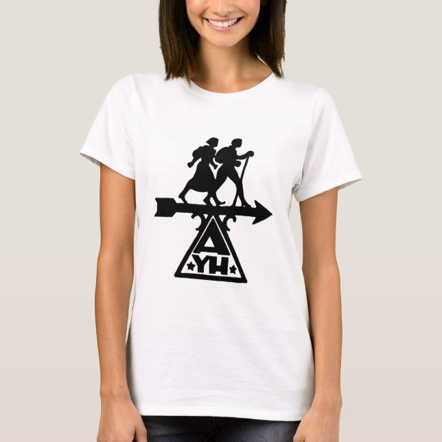 Amerikanische Jugend-Herbergen T-Shirt (Vorderseite)