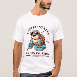 Amerikanische Jungferninseln Karibik T-Shirt