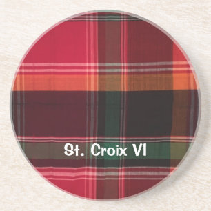 Amerikanische Jungferninseln USVI St. Croix Person Getränkeuntersetzer