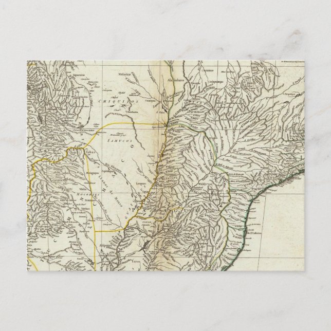 Amerikanische Karte Gravur Central Section (Vorderseite)