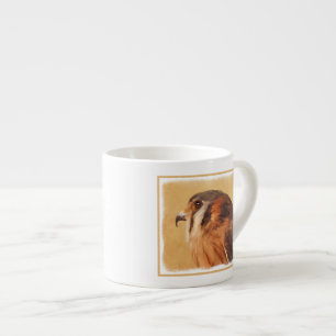 Amerikanische Kestrel-Malerei - ursprüngliche Espressotasse