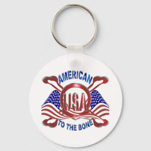 AMERIKANISCHE KNOCHEN SCHLÜSSELANHÄNGER