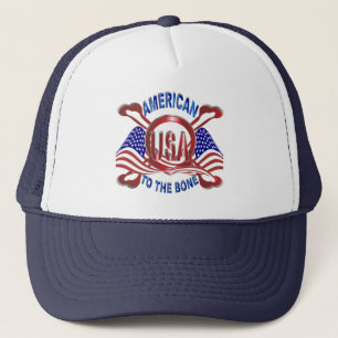 Amerikanische Knochen Truckerkappe