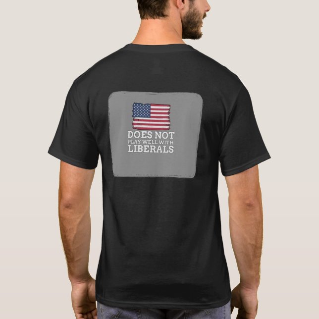 Amerikanische konservative T - Shirt (Rückseite)