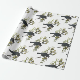 Amerikanische Krähe durch Audubon Geschenkpapier