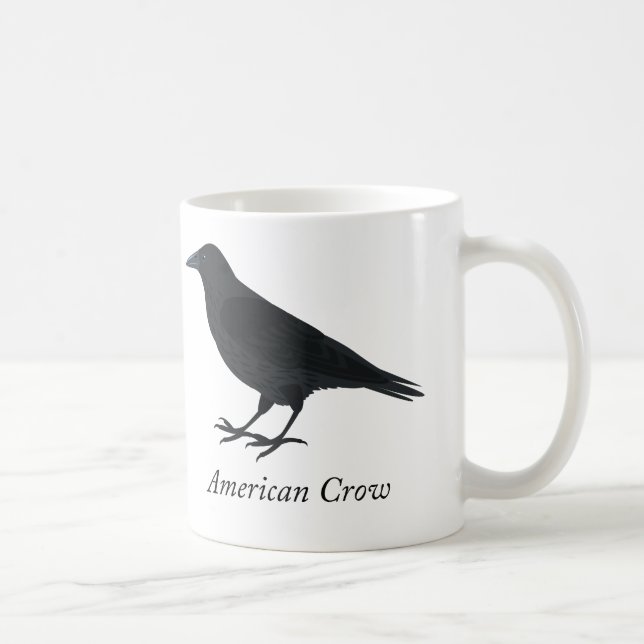 Amerikanische Krähe Kaffeetasse (Rechts)
