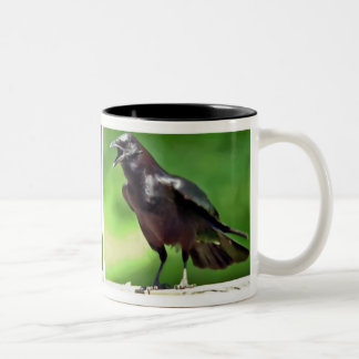 Amerikanische Krähe Zweifarbige Tasse