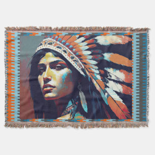 Amerikanische Kriegerprinzessin Decke
