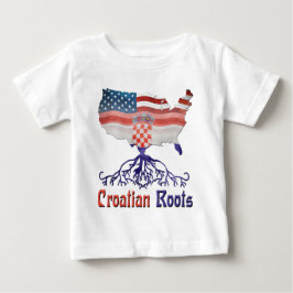 Amerikanische kroatische Wurzeln Baby T-shirt