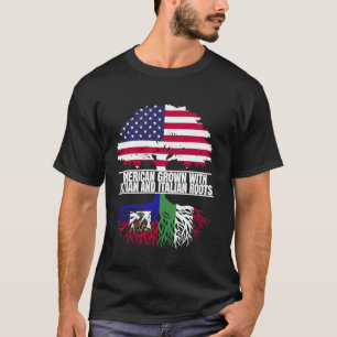 Amerikanische Kultur mit Flaggenerbe Haitianischer T-Shirt