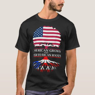 Amerikanische Kultur mit puerto-ricanischen Wurzel T-Shirt