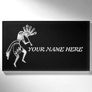 Amerikanische Kultur - Tanzen Kokopelli 2 Namenschild