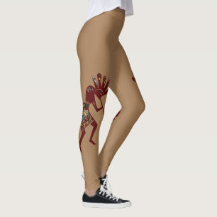 Amerikanische Kultur - Tanzen Kokopelli 3 Leggings