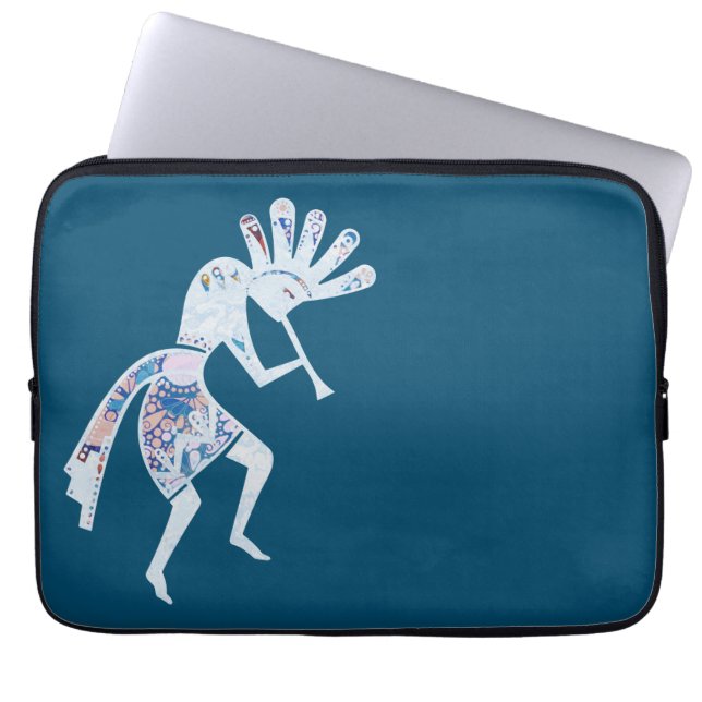 Amerikanische Kultur - Tanzen Kokopelli 4 Laptopschutzhülle (Vorderseite)