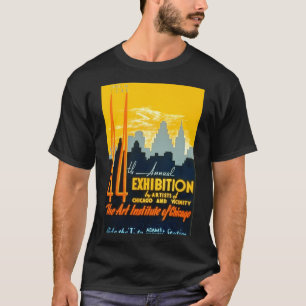 Amerikanische Kunst Design - Art Institute Of Chi T-Shirt