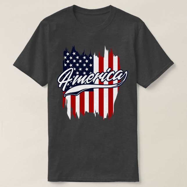 AMERIKANISCHE KUNST T-Shirt (Design vorne)
